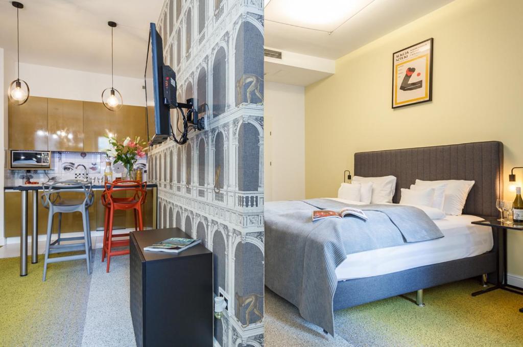 Oomph Wroclaw Deluxe Apt Ruska Apartment Luaran gambar